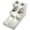 Panduit Mechanical Lug, 600 kcmil Max, 2 Conductor, 2 Hole, 3/8 in Stud, Aluminum LAM4SB600-38-1Y - alternate 4